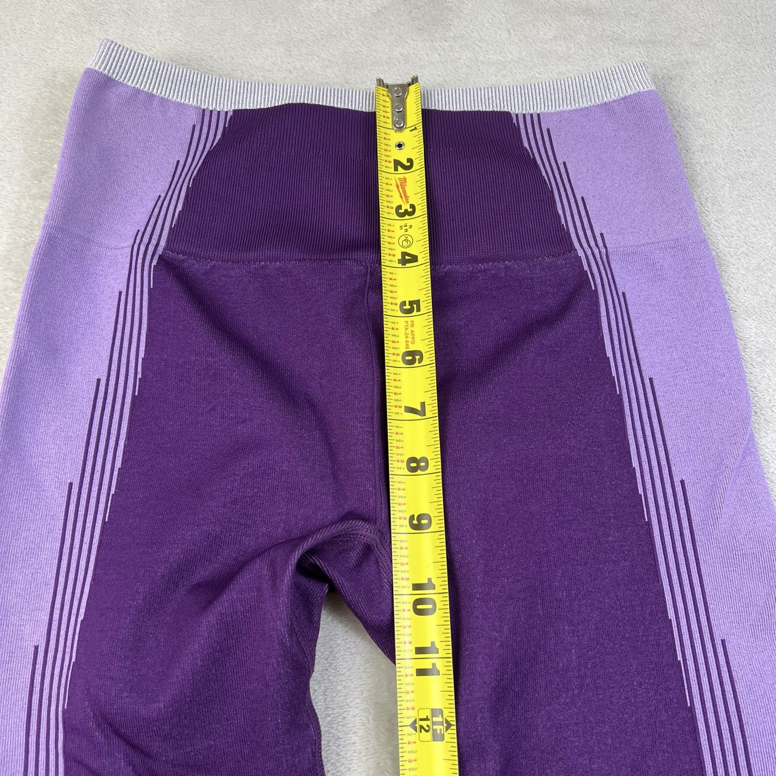 Fabletics Seamless Fusion High-Waisted 7/8 Leggings Women S Luxe Plum — image 7 of 8